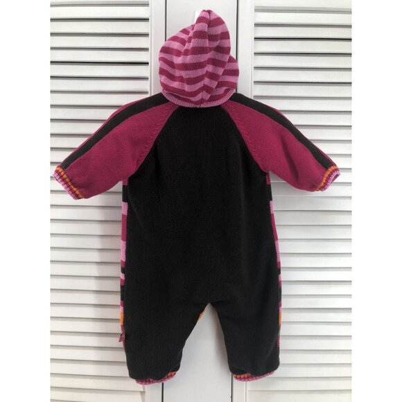 Me Too Size 3-6M Sweater Zip Up Romper - Picture 5 of 7